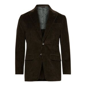 Brand New Thom Sweeney Wool Corduroy Deep Brown Suit Jacket size 50 / M